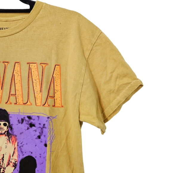 NWOT Nirvana Graphic Crewneck T-shirt - Picture 4 of 6